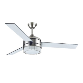 42″ 3 Blade Fan – Brushed Nickel with Black/White Blades – LaSalle Bristol